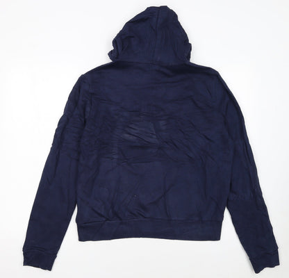 Reebok Women's Navy Pullover Hoodie Medium Casual Sportswear