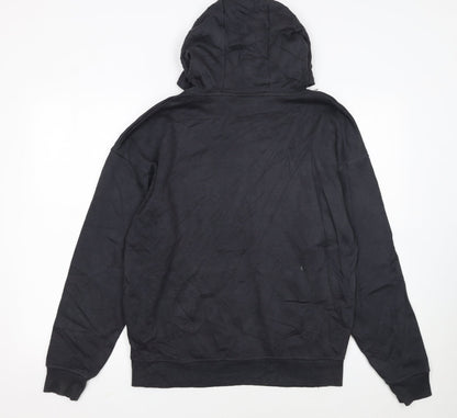 NBA Los Angeles Lakers Black Hoodie Women 2XS Pullover Cotton Blend