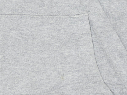Levi's Mens Grey Pullover Hoodie L Logo Graphic Print Sweatshirt
