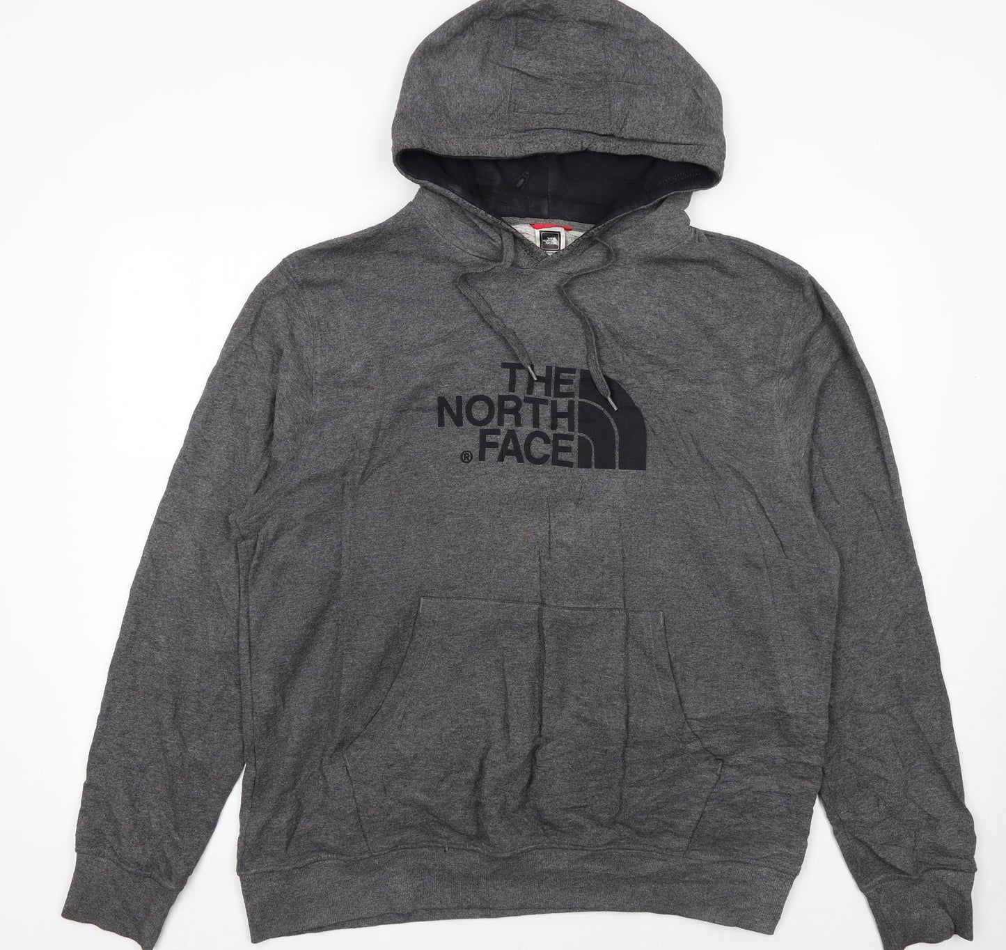 The North Face Men's Grey XL Pullover Hoodie with Logo