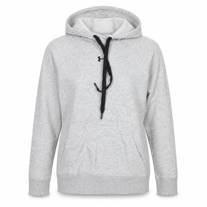 Under Armour Womens Grey Loose Fit Pullover Hoodie Size L
