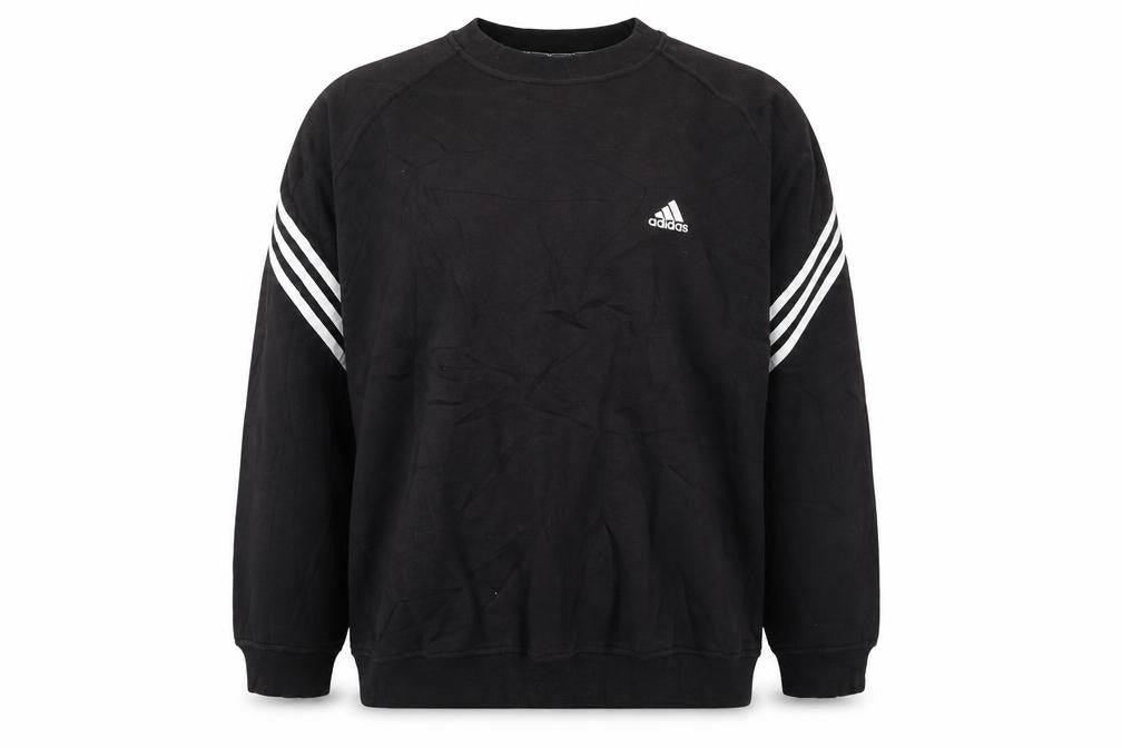 Adidas Men’s Black 2XL Pullover Crew Neck Sweatshirt
