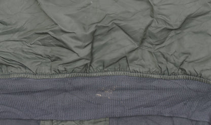 Alpha Industries Green Nylon Bomber Jacket Women’s Large Military Style