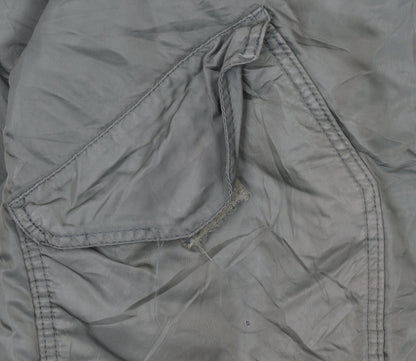 Alpha Industries Green Nylon Bomber Jacket Women’s Large Military Style