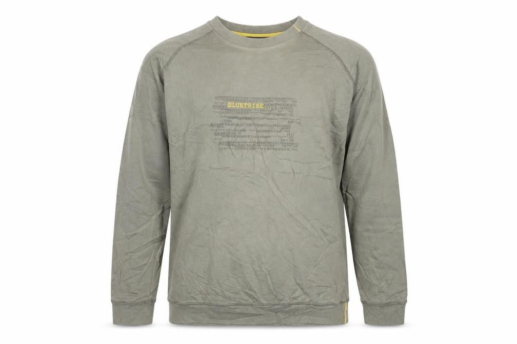 Bluetribe Men's Green XL Pullover Sweatshirt Crew Neck Cotton