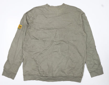Bluetribe Men's Green XL Pullover Sweatshirt Crew Neck Cotton