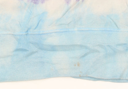Champion Womens Multicoloured Tie Dye Crew Neck Pullover Sweatshirt M
