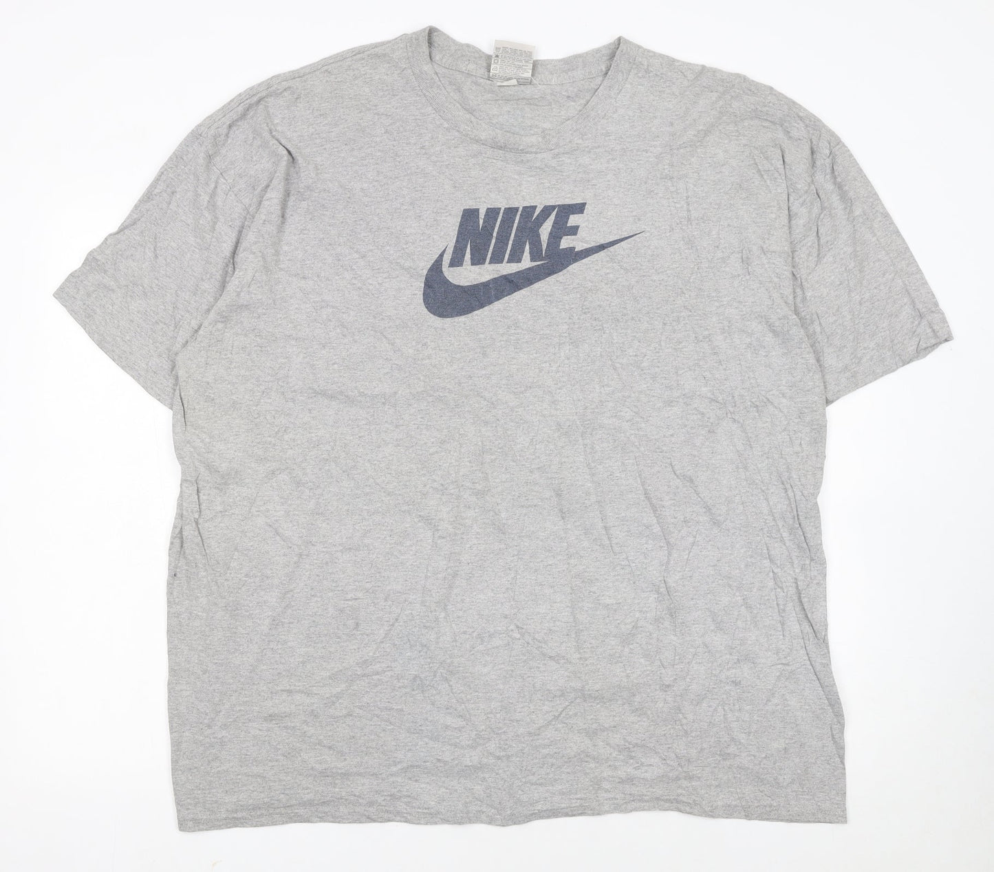 Nike Men’s Grey 2XL Sports Logo Graphic Cotton T-Shirt