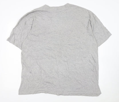 Nike Men’s Grey 2XL Sports Logo Graphic Cotton T-Shirt