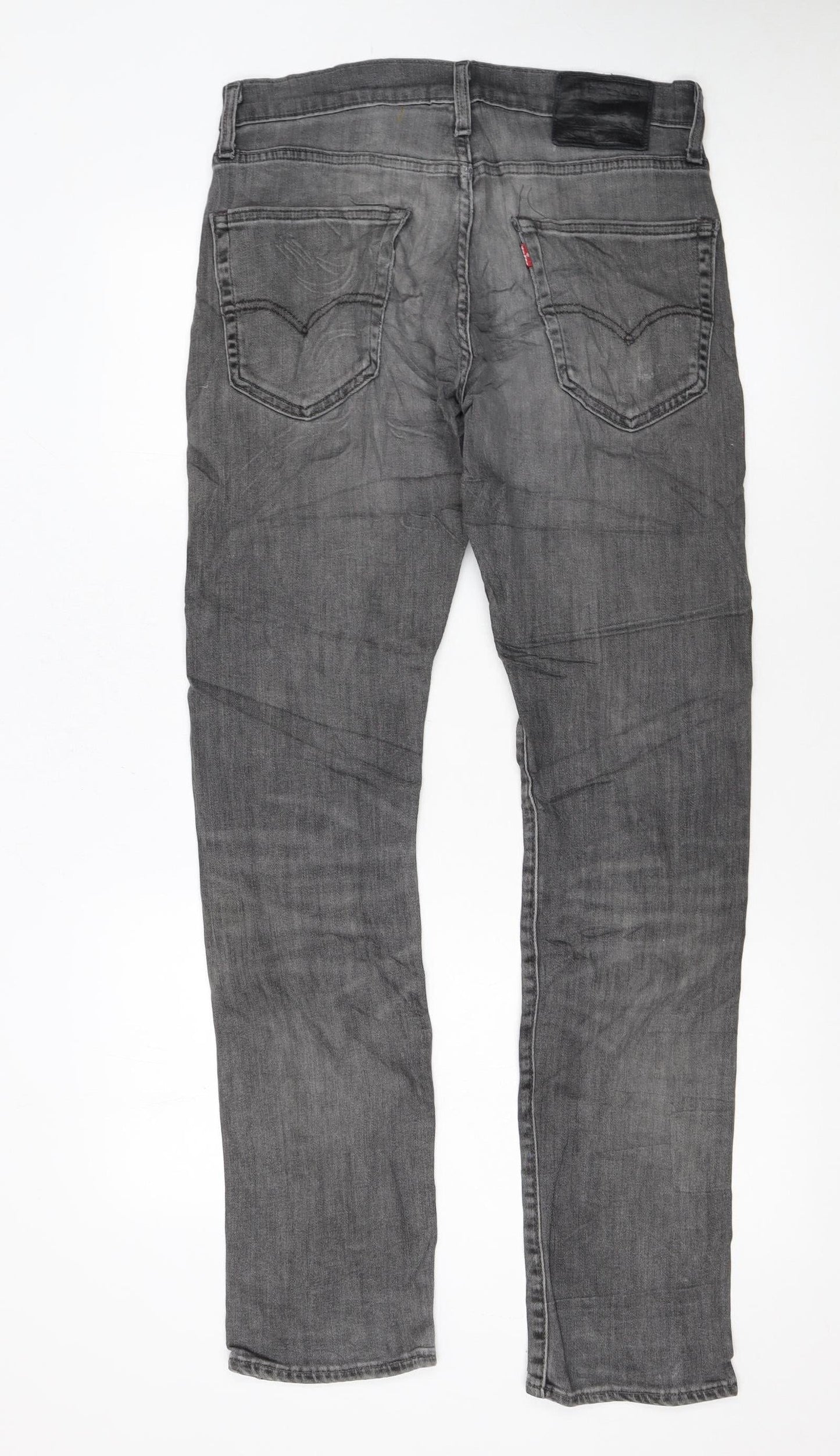 Levi's Premium Men's Grey Straight Regular Fit Denim Jeans W30 L34