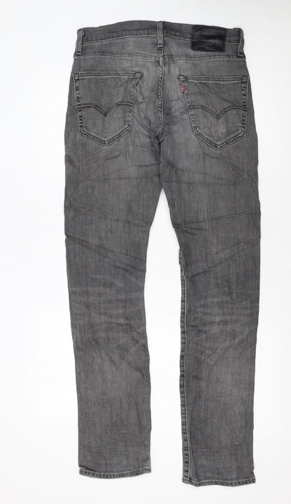 Levi's Premium Men's Grey Straight Regular Fit Denim Jeans W30 L34
