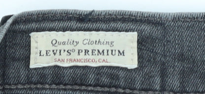 Levi's Premium Men's Grey Straight Regular Fit Denim Jeans W30 L34