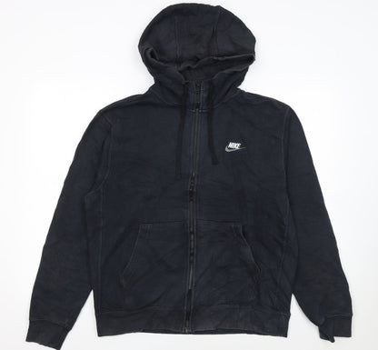 Nike Men's Black Full Zip Hoodie Size M Regular Fit