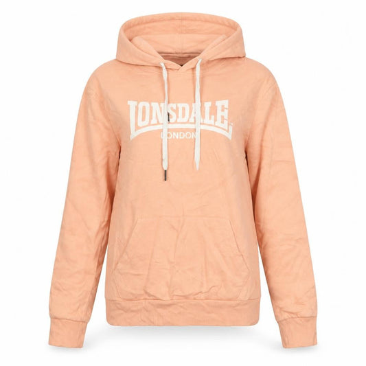 Lonsdale London Women's Peach Pullover Hoodie Size 8