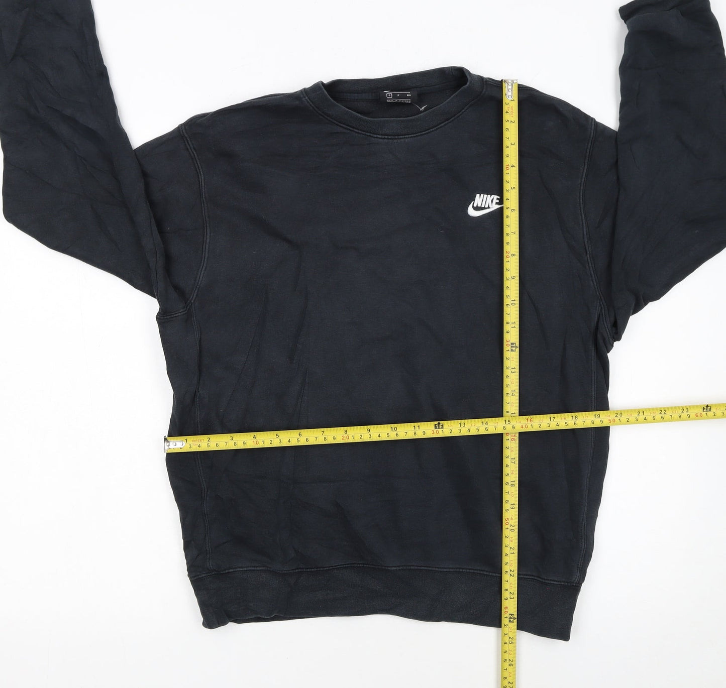 Nike Men's Black Small Pullover Crew Neck Sweatshirt