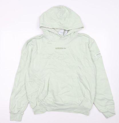 Adidas Women’s Mint Green Pullover Hoodie Size S – Classic Logo Sweatshirt