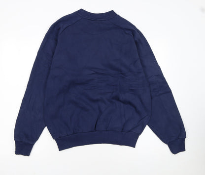 Umbro Men's Blue Medium Pullover Sweatshirt Crew Neck Sports