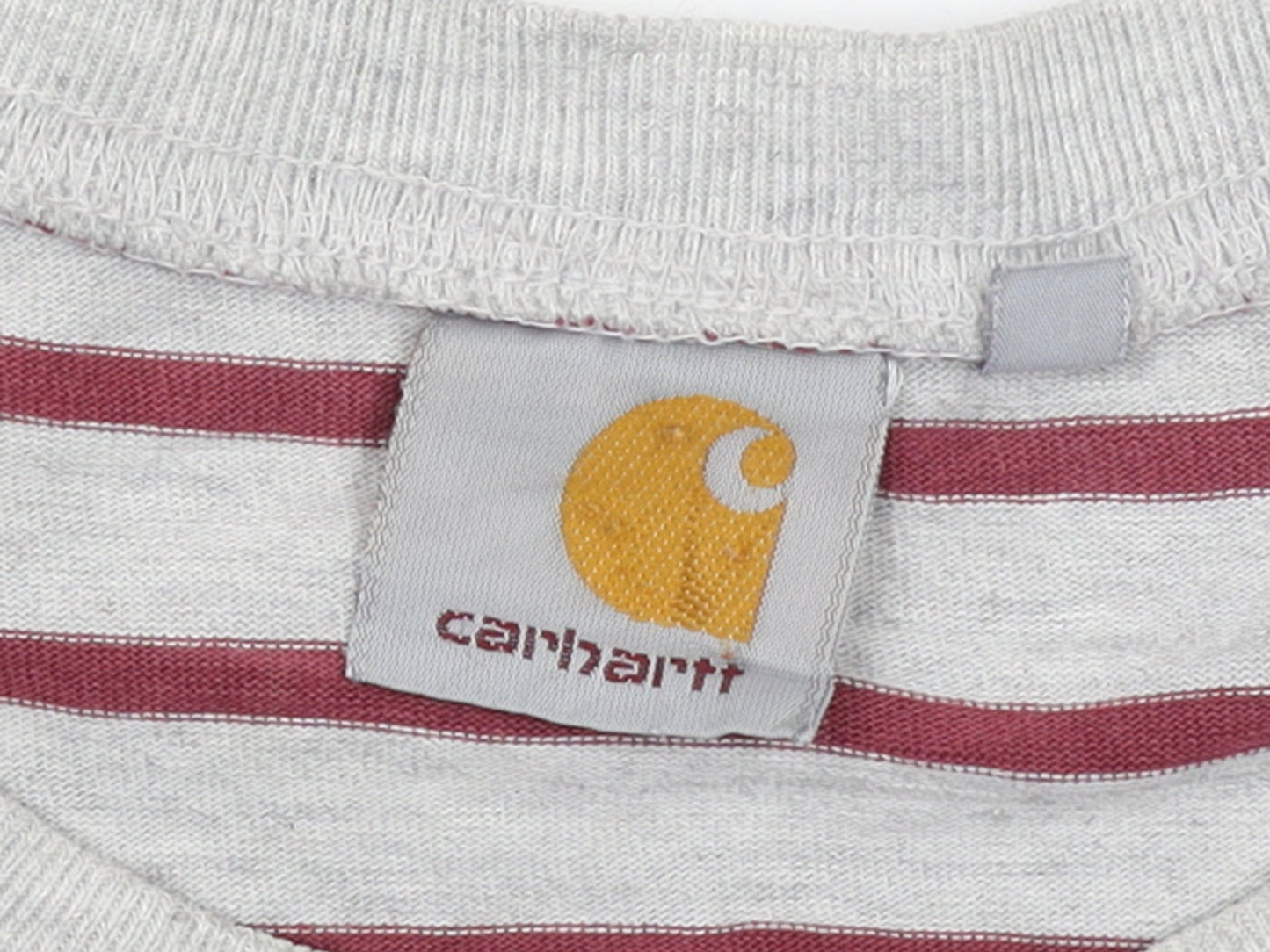 Carhartt Men’s Grey Striped XL Crew Neck Pullover Sweatshirt