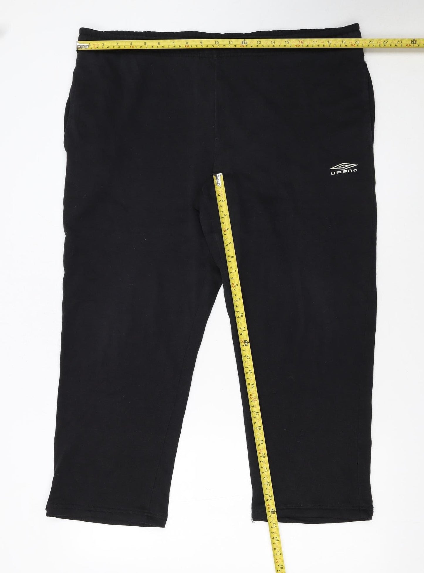 Umbro Men's Black Sweatpants M Regular Fit Fleece Trousers