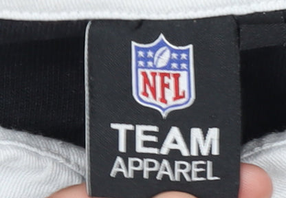 NFL Team Apparel Men's Black Long Sleeve Polo L Green Bay Packers