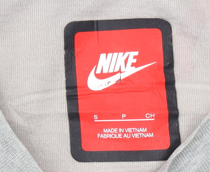 Nike Women's Grey Small Crew Neck Pullover Sweatshirt