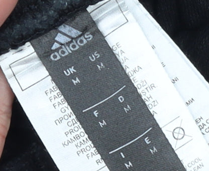 Adidas Men Black Arsenal Jogger Trousers Size M Fleece