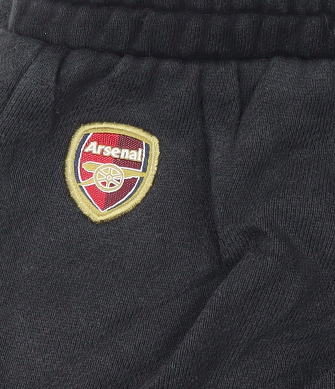 Adidas Men Black Arsenal Jogger Trousers Size M Fleece