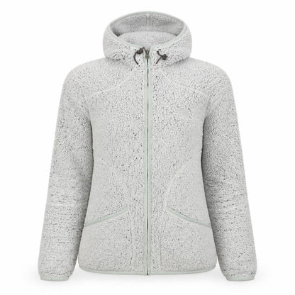 The North Face Womens Grey Full Zip Hooded Fleece Jacket M