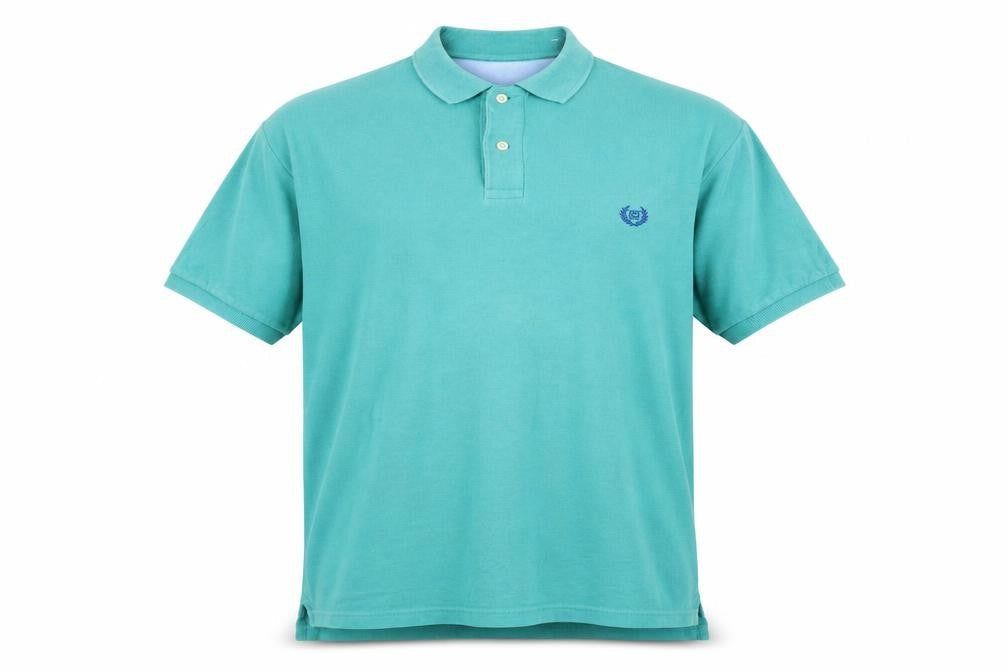 Chaps Men's Green 2XL Regular Fit Cotton Polo Shirt