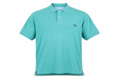 Chaps Men's Green 2XL Regular Fit Cotton Polo Shirt