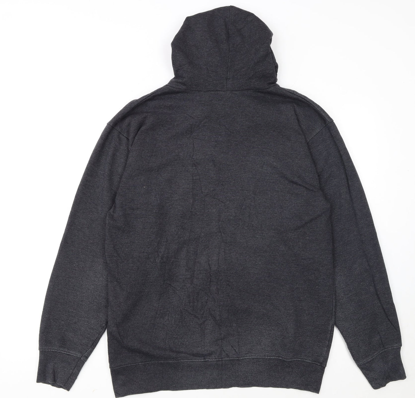 Adidas Mens Grey XL Full Zip Hoodie Fleece Sweatshirt