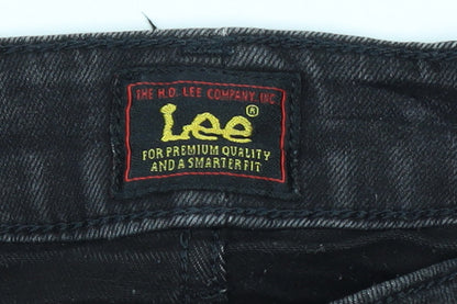 Lee Womens Black Scarlett High Zip Skinny Jeans Size 20