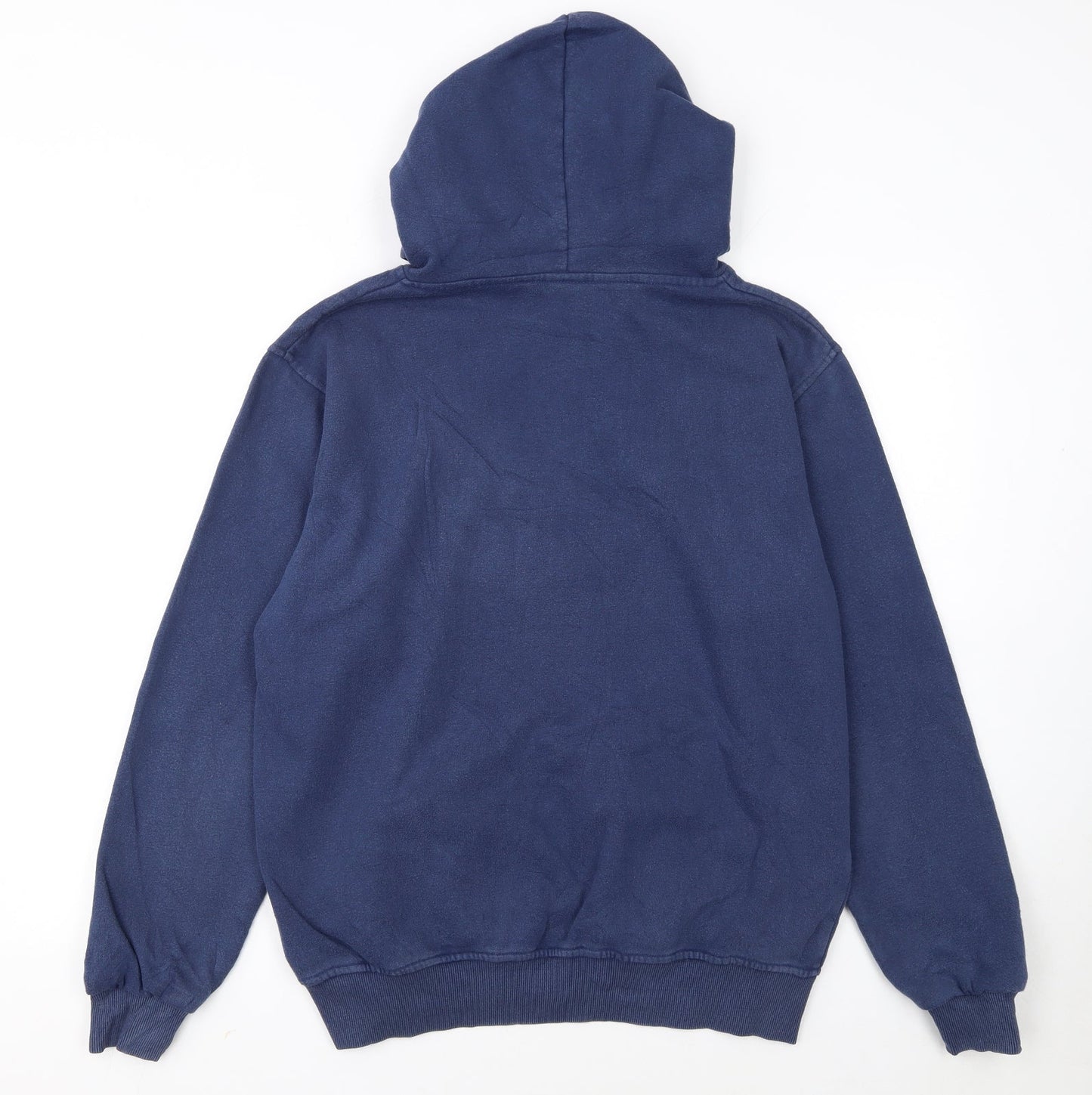Dickies Men's Blue Pullover Hoodie M Logo Fleece Sweatshirt