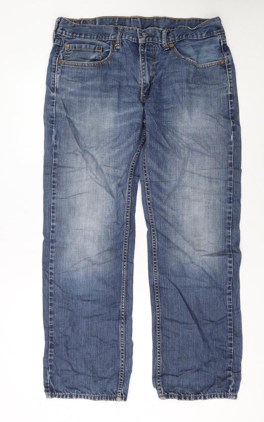 Levi's Men's Blue 33x30 Straight Fit Denim Jeans