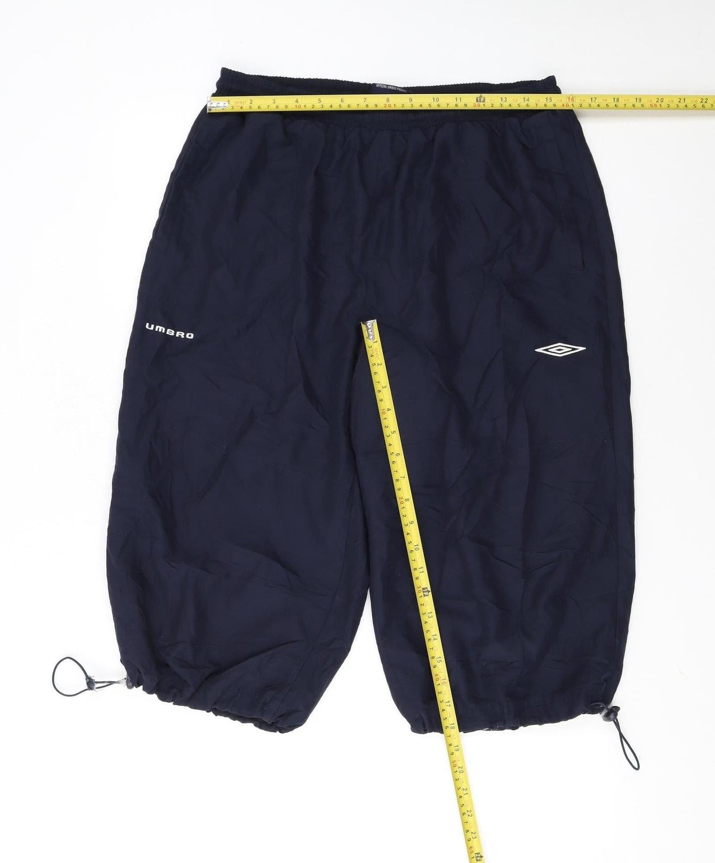 Umbro Men's Blue L Sweat Shorts Elastic Waist Sportswear