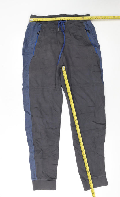 Hugo Boss Men's Black Jogger Trousers Size S Elastic Waist