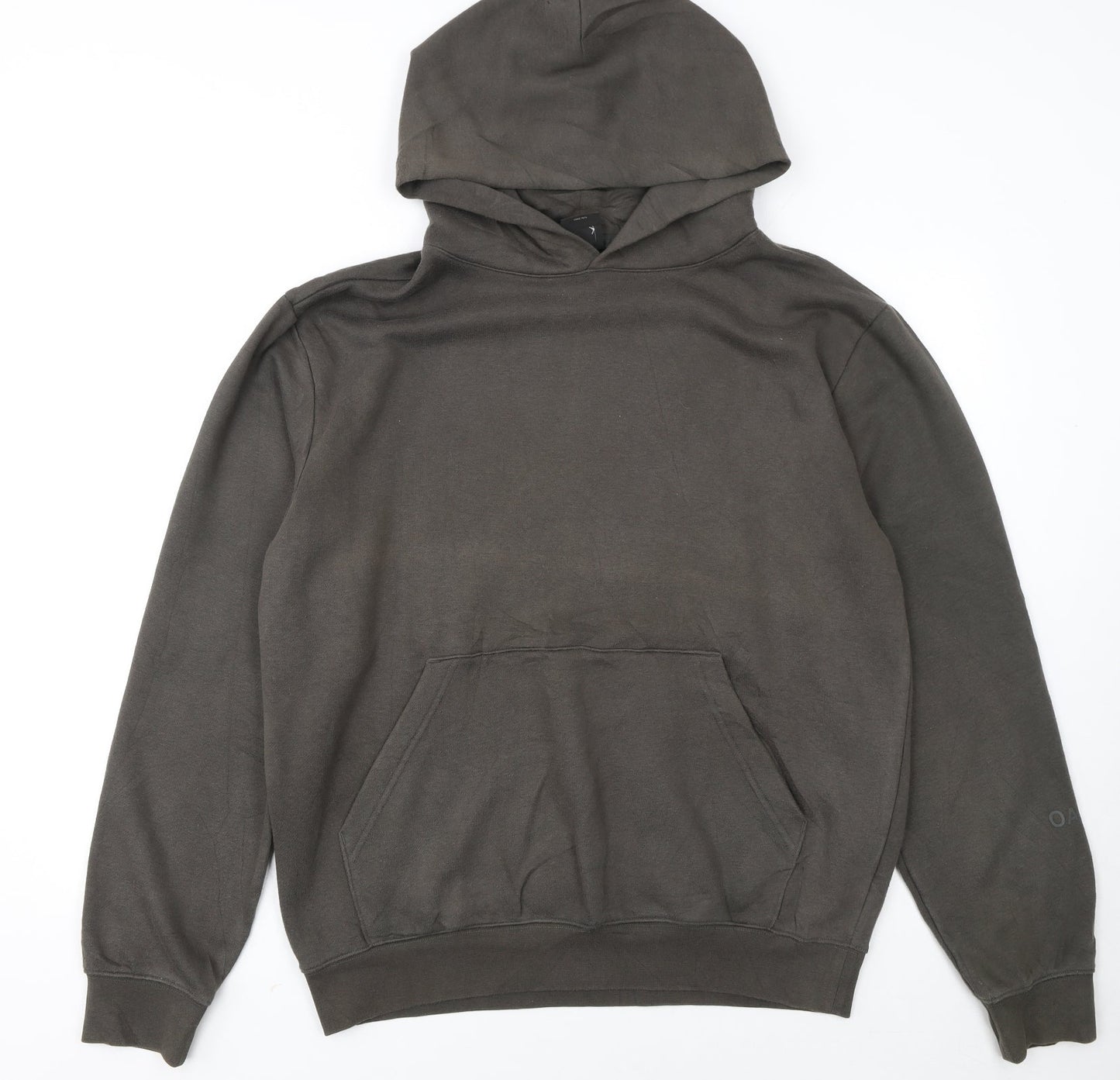 Oakley Men's Brown Pullover Hoodie M Regular Fit Cotton Blend
