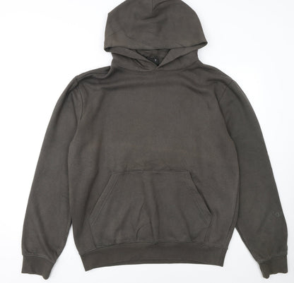 Oakley Men's Brown Pullover Hoodie M Regular Fit Cotton Blend