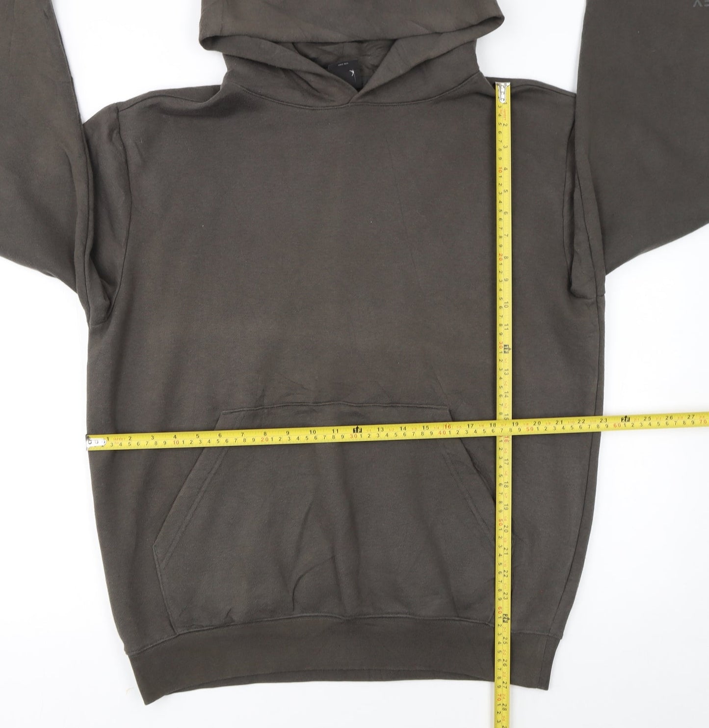Oakley Men's Brown Pullover Hoodie M Regular Fit Cotton Blend