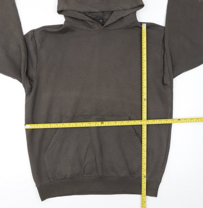 Oakley Men's Brown Pullover Hoodie M Regular Fit Cotton Blend
