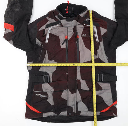 Alpinestars Mens XL Camouflage Motorcycle Jacket Reflective Waterproof