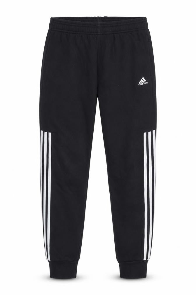 adidas Boys Black Jogger Trousers 15-16 Years Elastic Waist Activewear