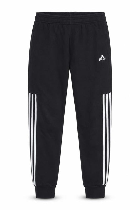 adidas Boys Black Jogger Trousers 15-16 Years Elastic Waist Activewear
