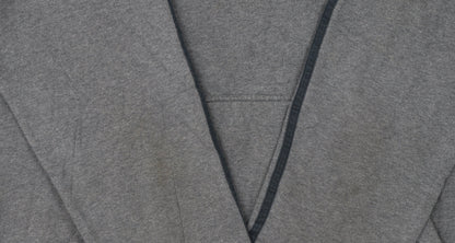 Adidas Men's Grey Pullover Hoodie L Regular Fit Sportswear