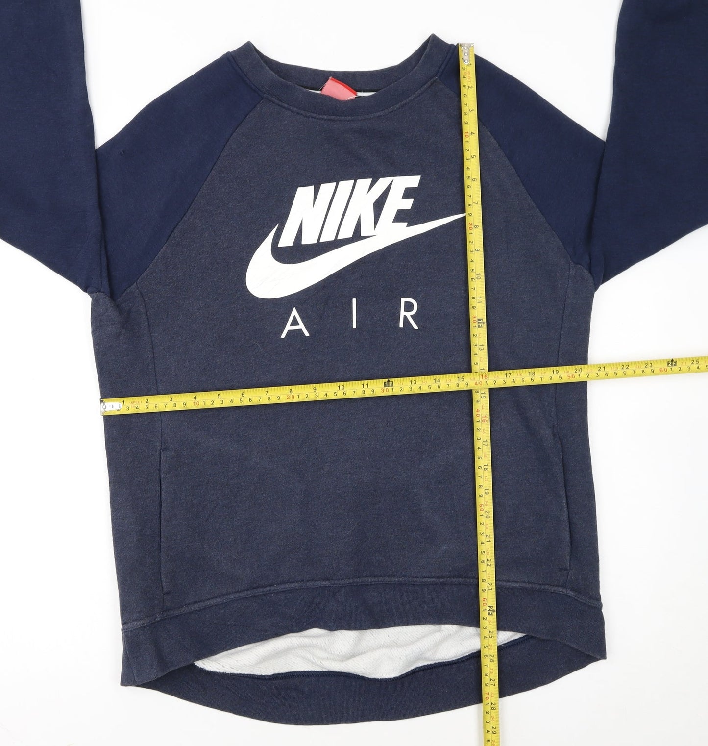 Nike Women’s Navy Blue Air Logo Pullover Sweatshirt Size M