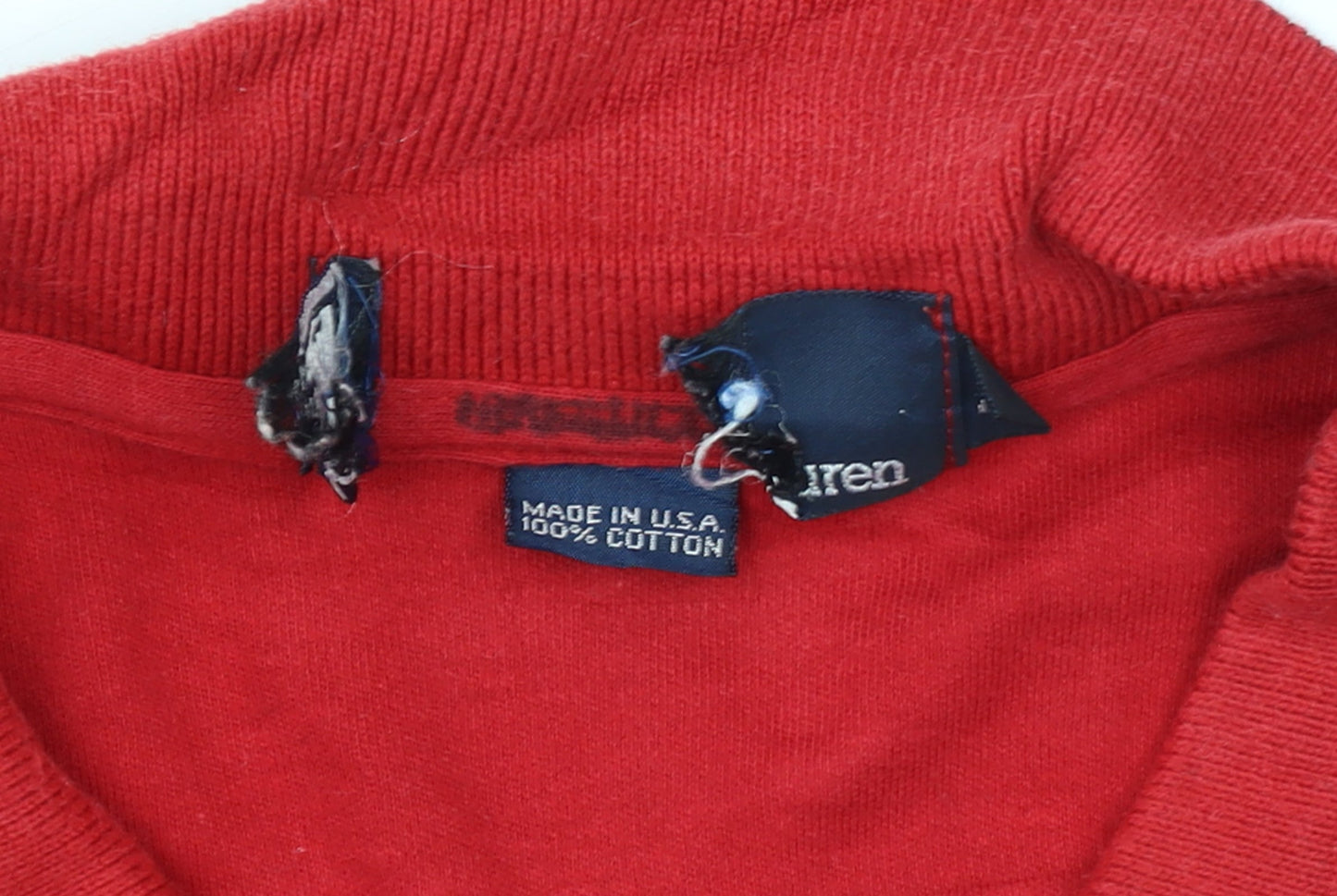 Ralph Lauren Men's Red Cotton Short Sleeve Polo Shirt XL