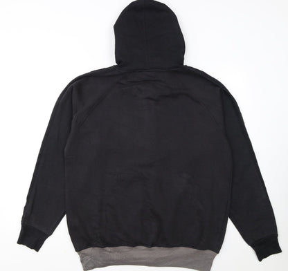 Adidas Men's Black Full Zip Hoodie Size L Sports Fleece
