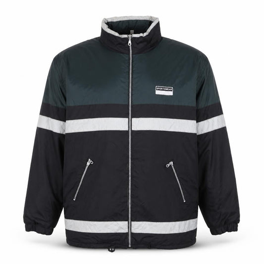 John Baner Men's Black Windbreaker Jacket Size 40 Regular Fit Outdoor