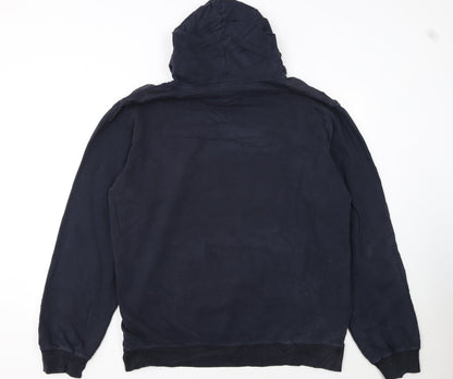 Champion Men’s Blue 2XL Pullover Hoodie Fleece Logo Sweatshirt