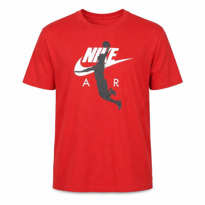 Nike Men's Red XL Air Graphic T-Shirt Short Sleeve Sports Tee